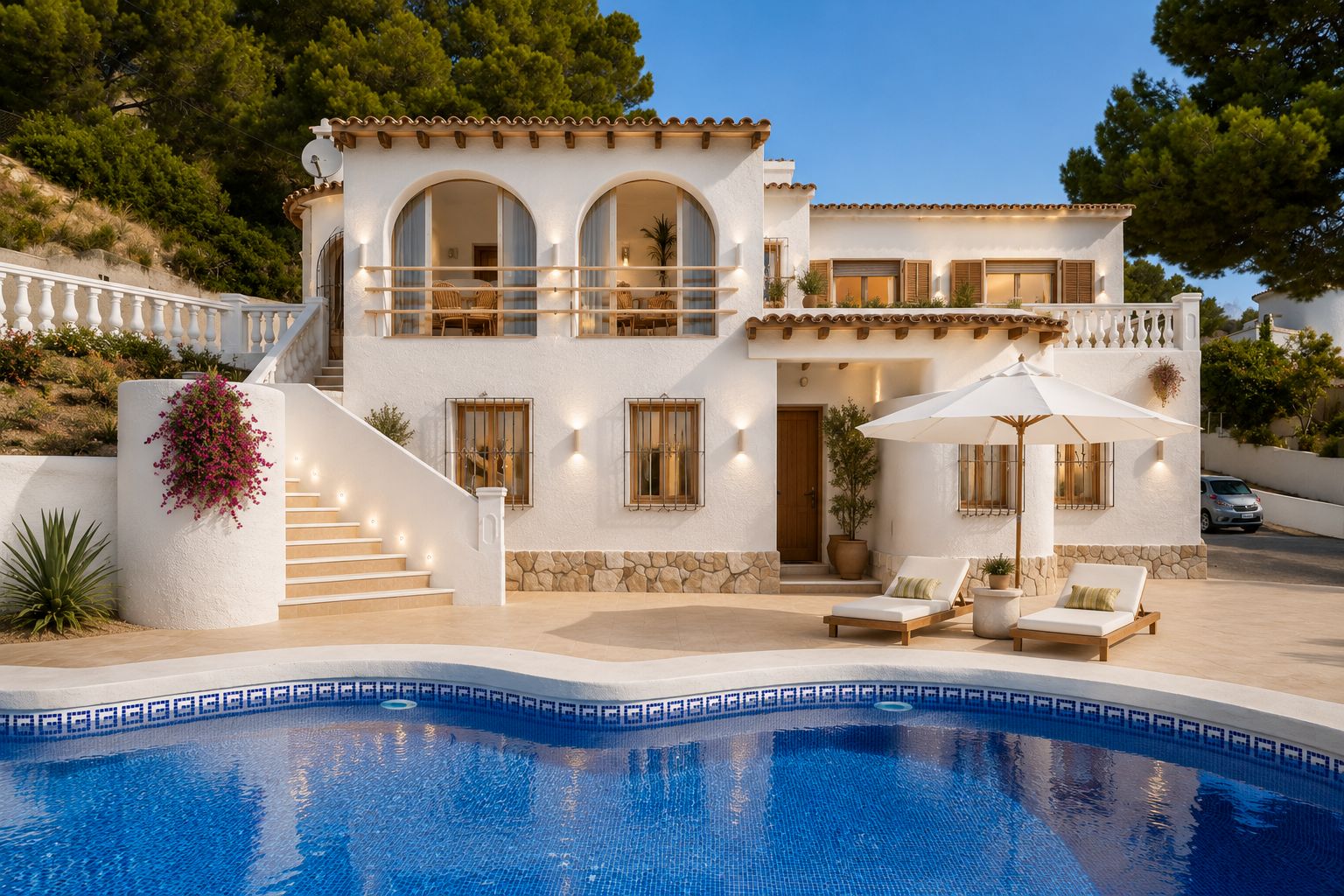 # Exclusive Villa with Heated Pool and Panoramic Views of the Peñón de Ifach in La Empedrola – Calpe