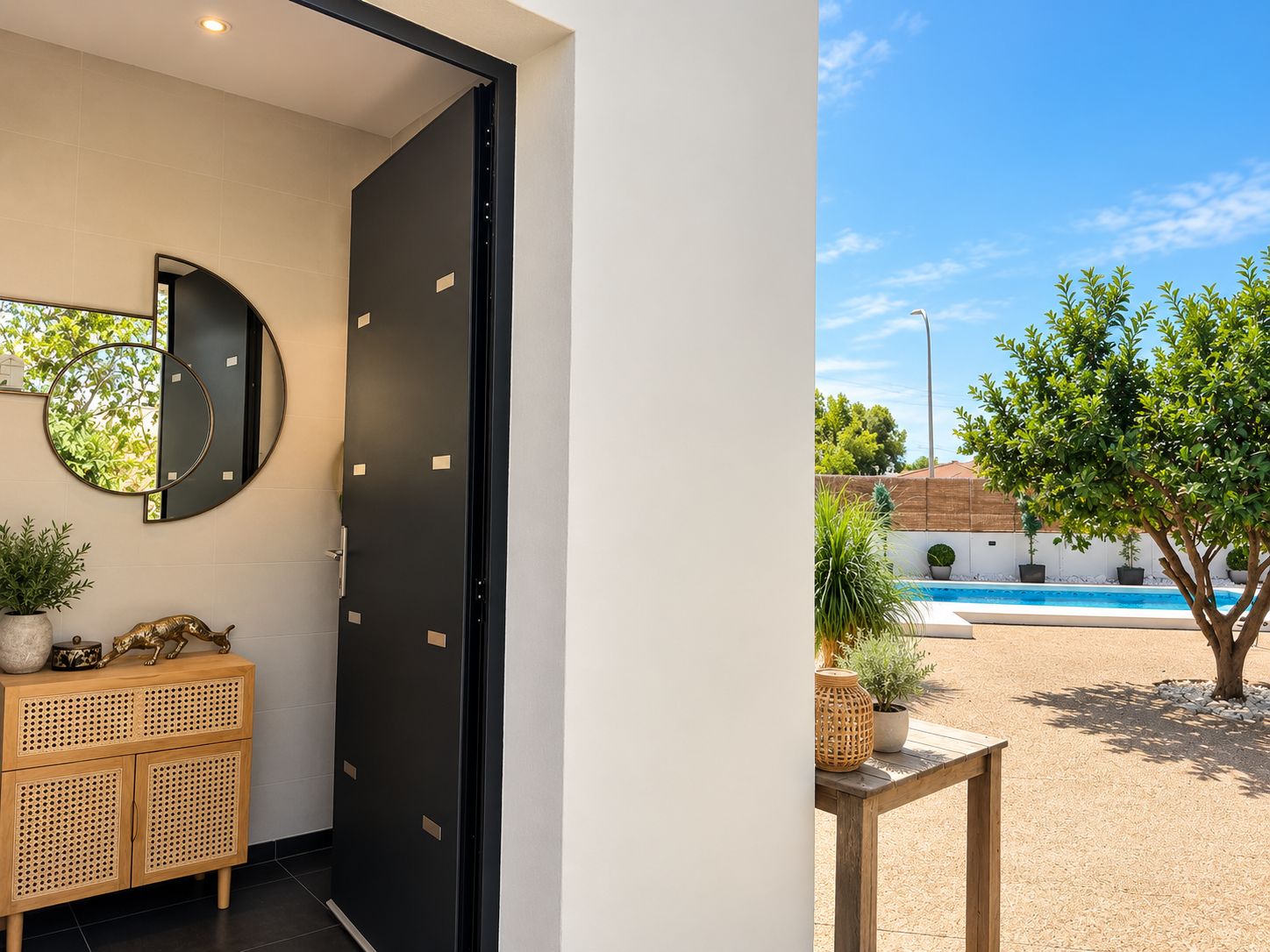 Villa à Calpe, avec piscine, jardin et tout à proximité.